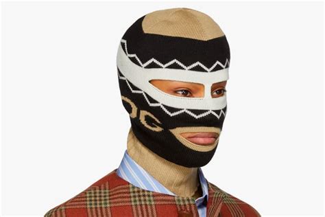 gucci balaclava designed after british artist